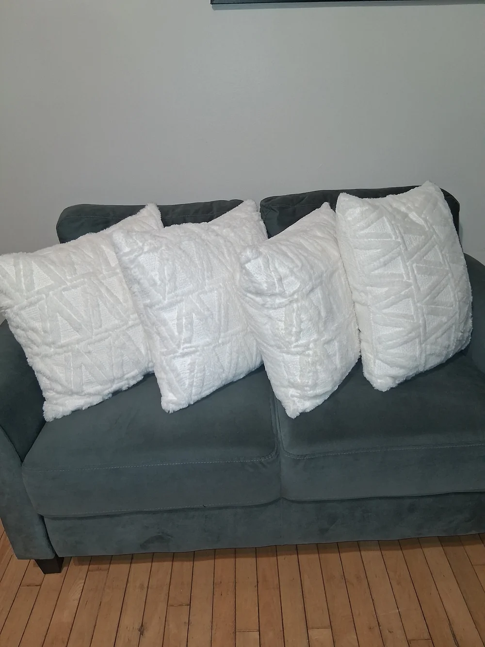 White Textured Decorative Throw Pillow - Home Accents